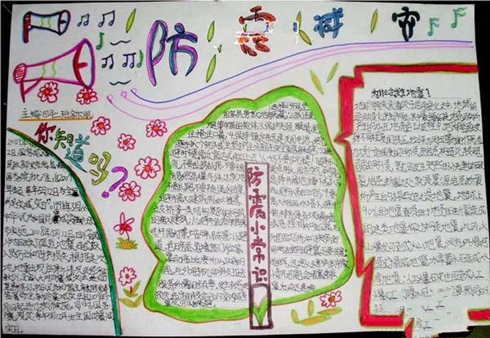 防震減災(zāi)手抄報(bào)圖片，防震小常識(shí)