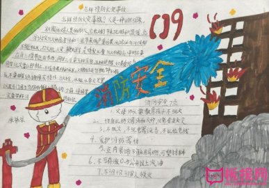 消防安全手抄報(bào)圖片，消防安全知識(shí)