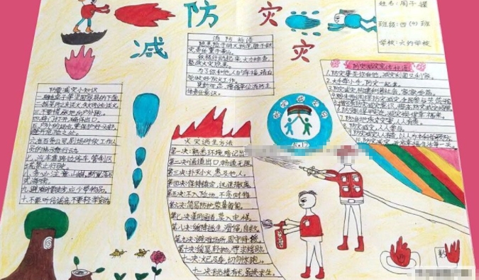 紀(jì)念512抗震減災(zāi)手抄報(bào)圖片 災(zāi)難面前逃生準(zhǔn)則
