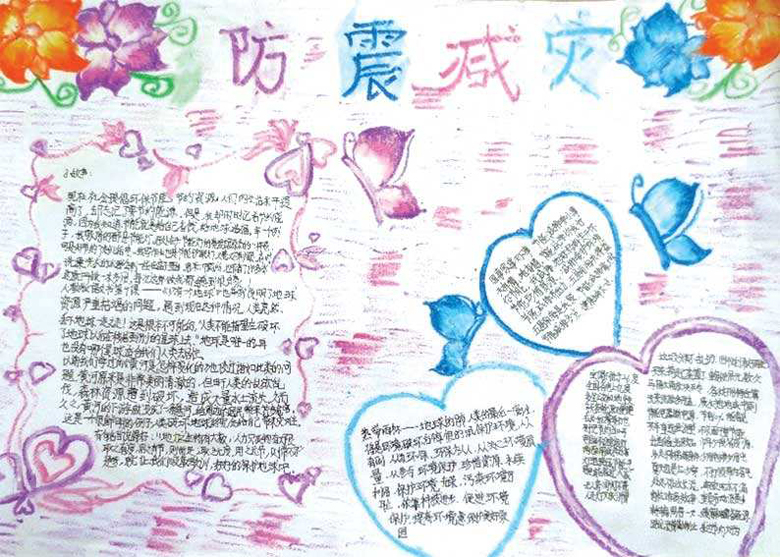防震減災(zāi)知識手抄報，防震知識進萬家