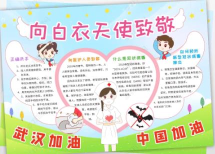 預(yù)防肺炎向醫(yī)護(hù)人員致敬<a href=http://www.inspiredelm.com/shouchaobao/ target=_blank class=infotextkey>手抄報</a>精美