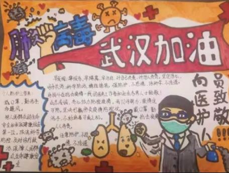 武漢不孤單武漢加油小學(xué)生<a href=http://www.inspiredelm.com/shouchaobao/ target=_blank class=infotextkey>手抄報(bào)</a>作品