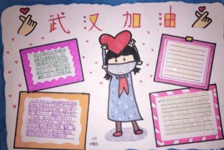 眾志成城武漢加油<a href=http://www.inspiredelm.com/shouchaobao/ target=_blank class=infotextkey>手抄報(bào)</a>精美模板