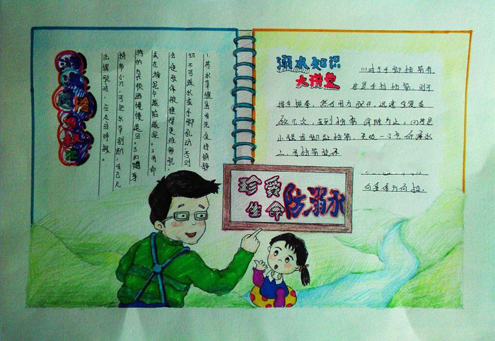 防溺水手抄報圖片大全，溺水知識大講堂