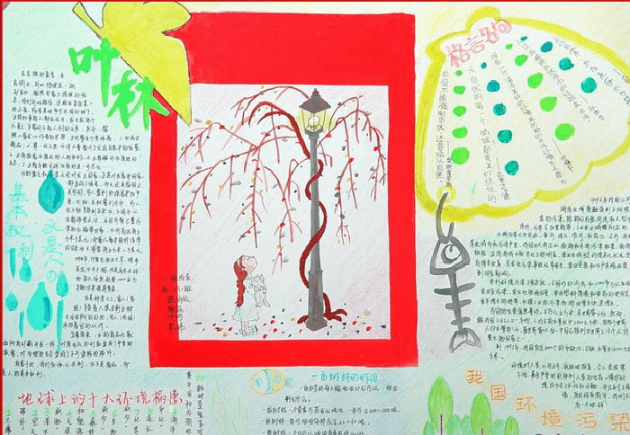 保護(hù)地球手抄報(bào)圖片，請(qǐng)愛(ài)護(hù)我們的家