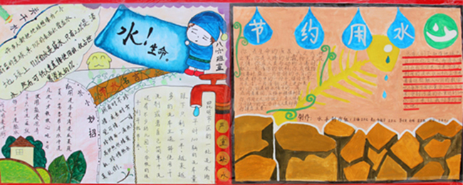 節(jié)水手抄報圖片，水是生命之源