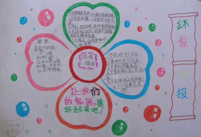 小學生環(huán)保手抄報圖片，環(huán)保小報