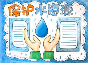 保護水資源手抄報怎么畫？
