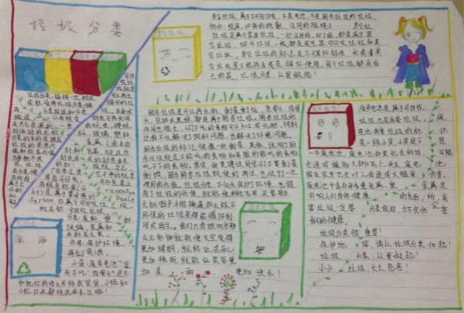 垃圾分類的好處 關(guān)于保護環(huán)境手抄報