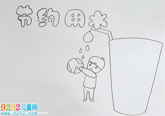 節(jié)約用水<a href=http://www.inspiredelm.com/shouchaobao/ target=_blank class=infotextkey>手抄報(bào)</a>