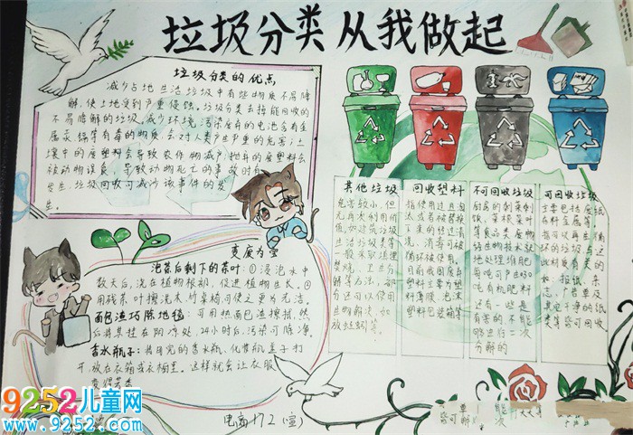 優(yōu)秀垃圾分類(lèi)<a href=http://www.inspiredelm.com/shouchaobao/ target=_blank class=infotextkey>手抄報(bào)</a>圖片，垃圾分類(lèi)從我做起