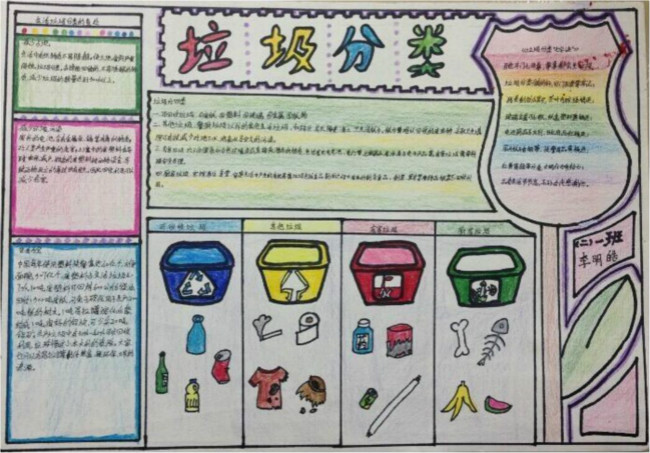 如何保護(hù)環(huán)境，保護(hù)環(huán)境手抄報垃圾分類手抄報