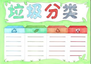 三年級(jí)垃圾分類的手抄報(bào)怎么畫？