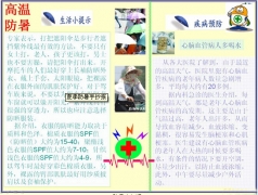 學生防暑手抄報
