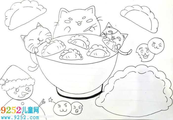 冬至<a href=http://www.inspiredelm.com/shouchaobao/ target=_blank class=infotextkey>手抄報</a>簡單又漂亮，關于冬至的<a href=http://www.inspiredelm.com/shouchaobao/ target=_blank class=infotextkey>手抄報</a>
