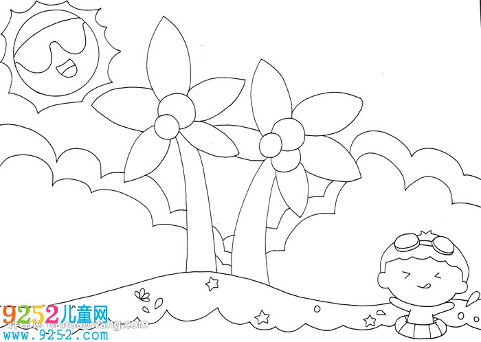 畫一幅夏天的<a href=http://www.inspiredelm.com/shouchaobao/ target=_blank class=infotextkey>手抄報</a>