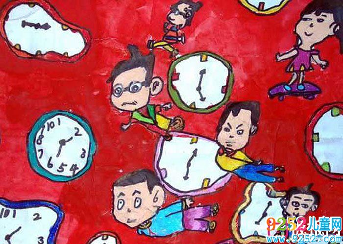 小學生珍惜時間<a href=http://www.inspiredelm.com/shouchaobao/ target=_blank class=infotextkey>手抄報</a>，創(chuàng)意<a href=http://www.inspiredelm.com/shouchaobao/ target=_blank class=infotextkey>手抄報</a>