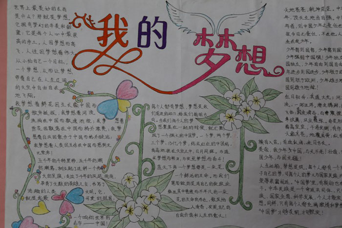 前途理想手抄報(bào)，我的夢(mèng)想