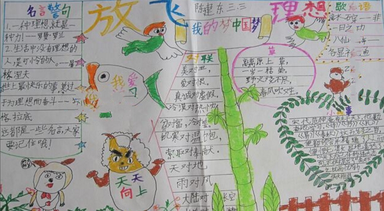 青春理想手抄報(bào)，追逐夢(mèng)想