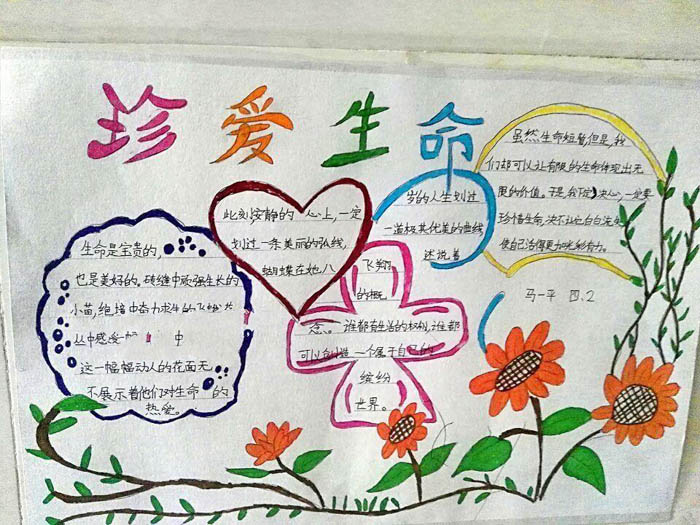 珍惜生命手抄報(bào)大全，生命是寶貴的