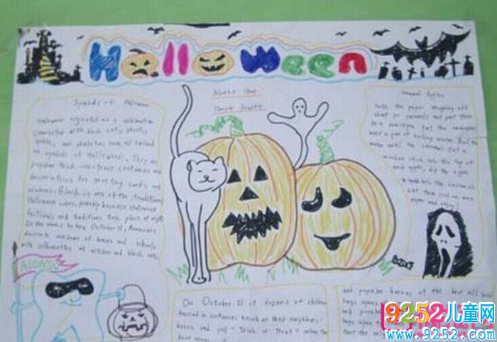 萬(wàn)圣節(jié)英文<a href=http://www.inspiredelm.com/shouchaobao/ target=_blank class=infotextkey>手抄報(bào)</a>，萬(wàn)圣節(jié)前夕