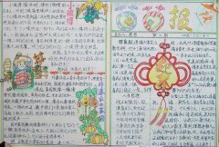 春節(jié)手抄報 學霸版