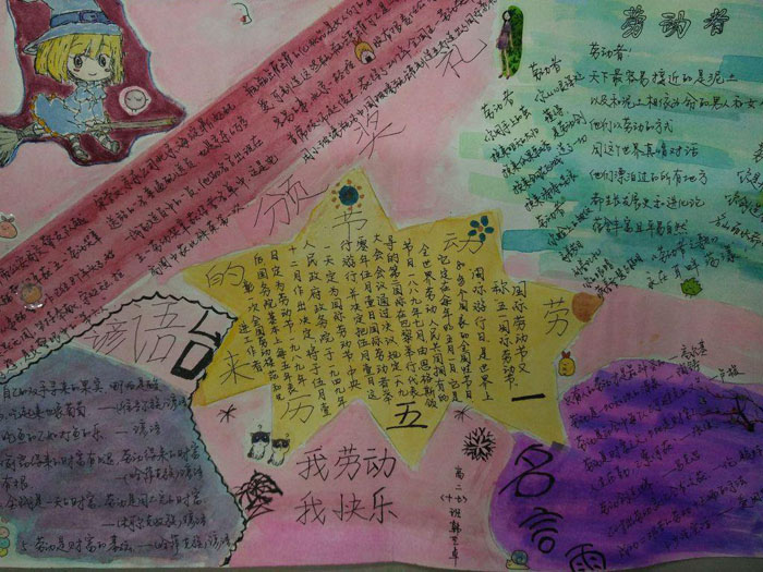 五一勞動節(jié)手抄報圖片，勞動者