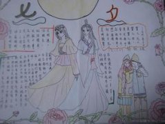 七夕情人節(jié)手抄報(bào)