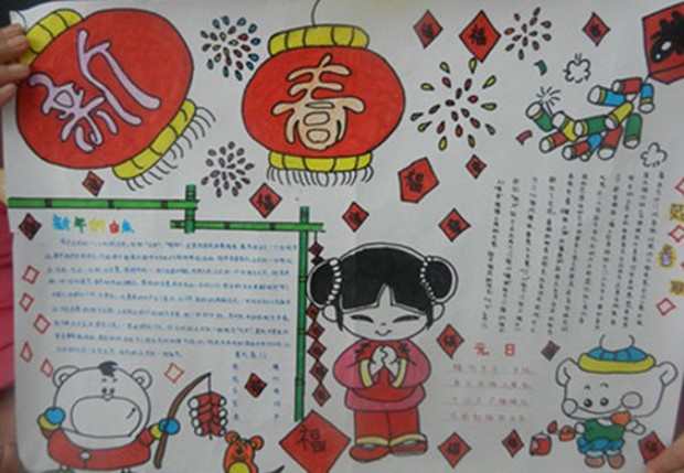 關(guān)于春節(jié)的手抄報(bào)圖片