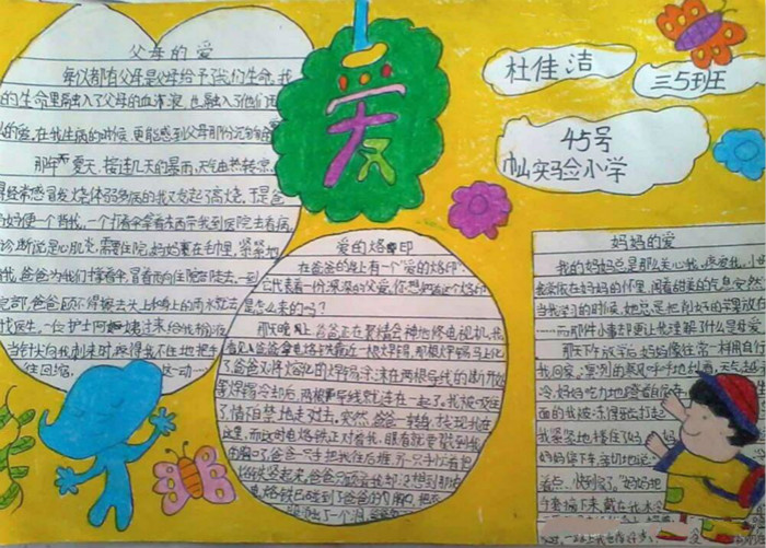 關(guān)于母親節(jié)的手抄報母親節(jié)禮物