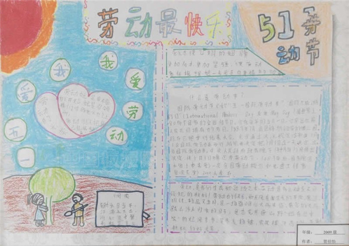 勞動(dòng)節(jié)手抄報(bào),勞動(dòng)依然是快樂之源