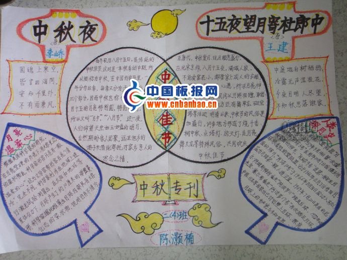 中秋夜<a href=http://www.inspiredelm.com/shouchaobao/ target=_blank class=infotextkey>手抄報(bào)</a>設(shè)計(jì)圖