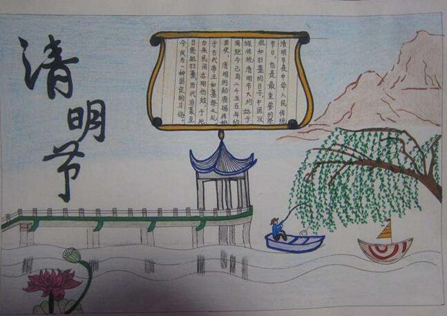 小學生清明節(jié)手抄報設計