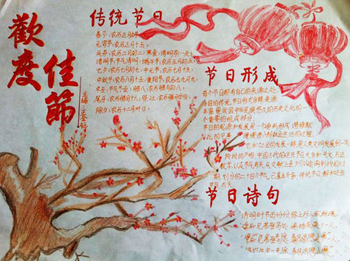 2020年春節(jié)手抄報(bào)圖片大全，歡度佳節(jié)