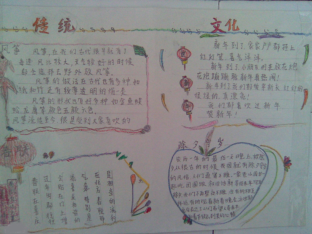 最新簡(jiǎn)單的除夕夜<a href=http://www.inspiredelm.com/shouchaobao/ target=_blank class=infotextkey>手抄報(bào)</a>版面設(shè)計(jì)圖