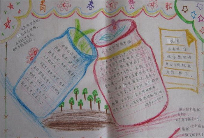 五四節(jié)手抄報(bào)，與祖國(guó)共奮進(jìn)