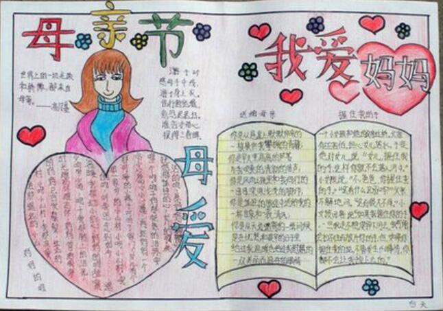 母親節(jié)禮物關(guān)于母親節(jié)的手抄報
