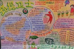 環(huán)衛(wèi)日保護環(huán)境手抄報，環(huán)境日手抄報（環(huán)保衛(wèi)士）
