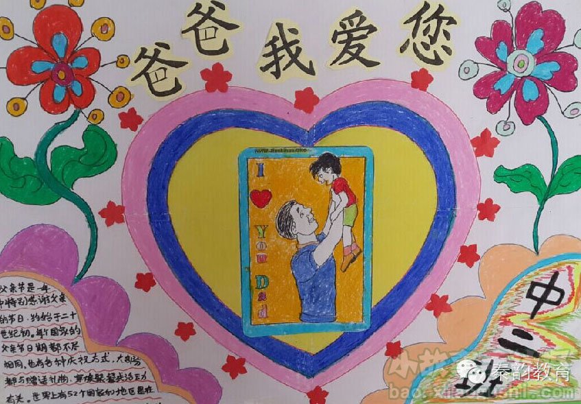 關于父親節(jié)<a href=http://www.inspiredelm.com/shouchaobao/ target=_blank class=infotextkey>手抄報</a>的題目