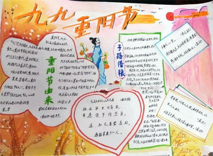 重陽節(jié)手抄報簡單好看，又是“九九”重陽節(jié)