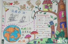 環(huán)境日手抄報(bào)，愛環(huán)保為自己手抄報(bào)