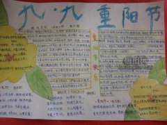 關(guān)于重陽節(jié)手抄報(bào)