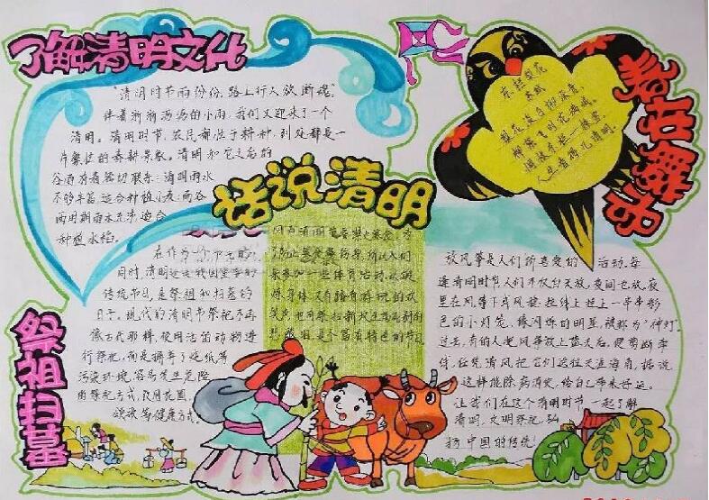 清明節(jié)的習(xí)俗<a href=http://www.inspiredelm.com/shouchaobao/ target=_blank class=infotextkey>手抄報(bào)</a>，清明節(jié)<a href=http://www.inspiredelm.com/shouchaobao/ target=_blank class=infotextkey>手抄報(bào)</a>清明文化