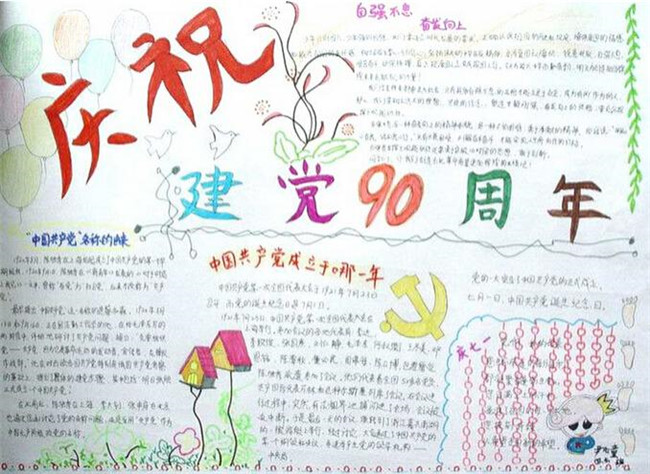 71建黨節(jié)手抄報，中國共產(chǎn)黨的由來