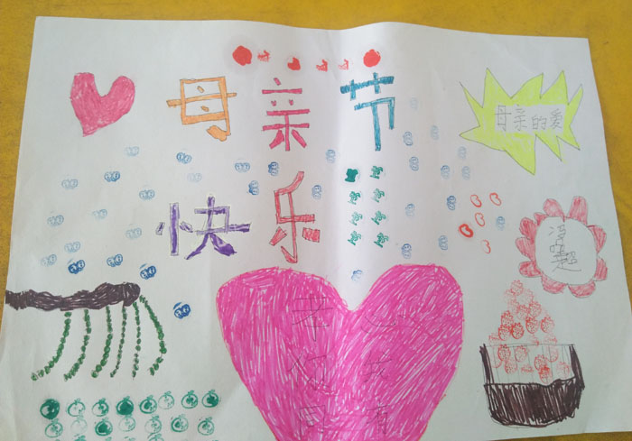 小學(xué)生母親節(jié)手抄報(bào)圖片，母親節(jié)快樂