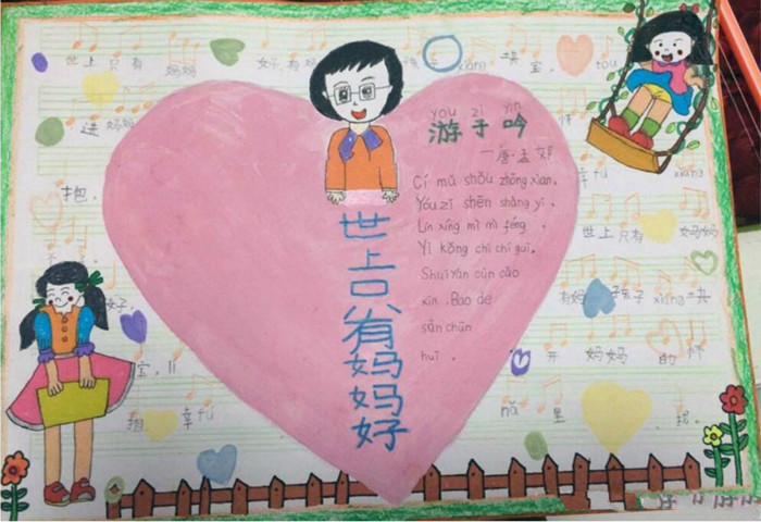 感恩母親節(jié)母親節(jié)手抄報