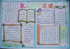 2019年國際家庭日手抄報