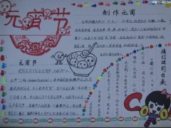 元宵節(jié)手抄報(bào)內(nèi)容資料