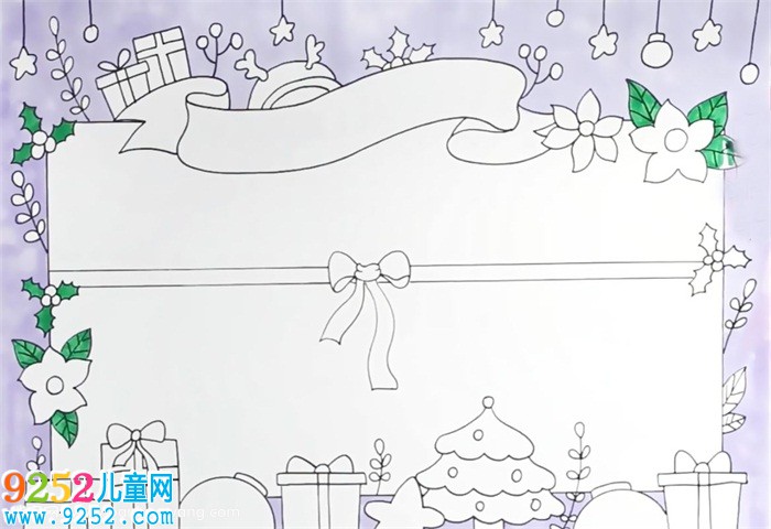 圣誕節(jié)英語<a href=http://www.inspiredelm.com/shouchaobao/ target=_blank class=infotextkey>手抄報(bào)</a>怎么畫