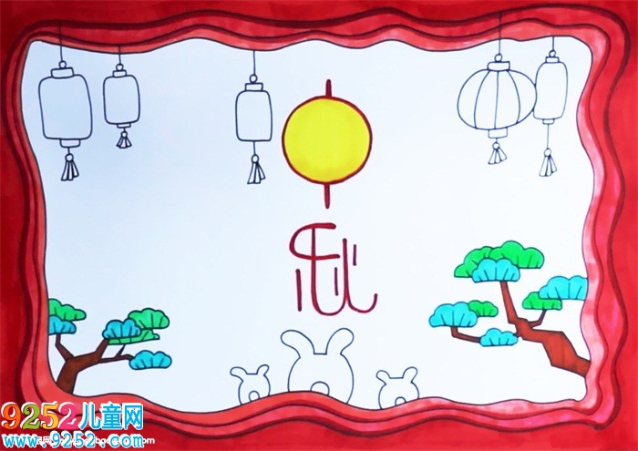 2019年中秋節(jié)<a href=http://www.inspiredelm.com/shouchaobao/ target=_blank class=infotextkey>手抄報</a>怎么畫，中秋節(jié)<a href=http://www.inspiredelm.com/shouchaobao/ target=_blank class=infotextkey>手抄報</a>精美簡單